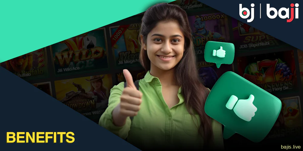 Benefits of Baji online casino for Bengali players