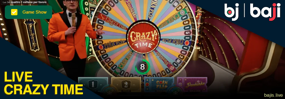 Play Live Crazy Time at Baji