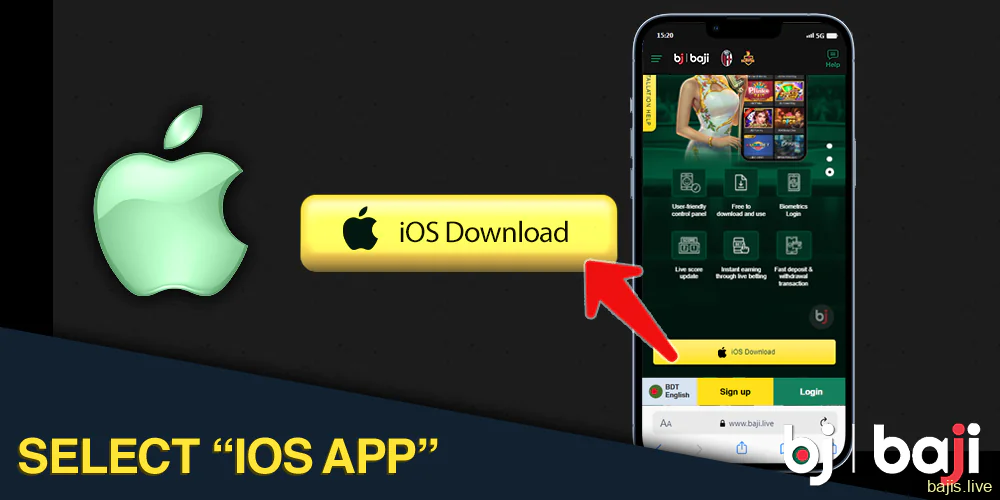 Select iOS App at Baji